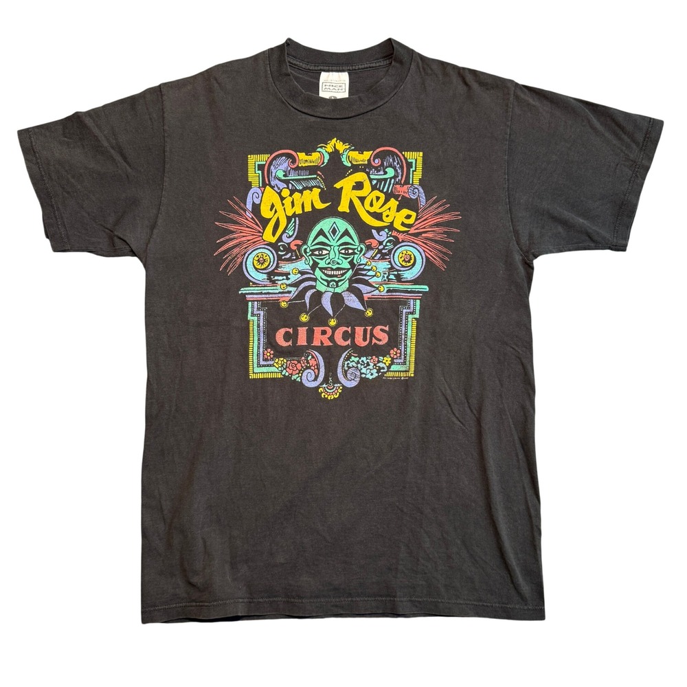 Vintage 1994 Jim Rose Circus T-Shirt Nice Man Black Large 90s Sideshow Graphic